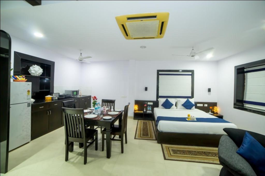 Hill View Begumpet Bed & Breakfast ไฮเดอราบัด ภายนอก รูปภาพ